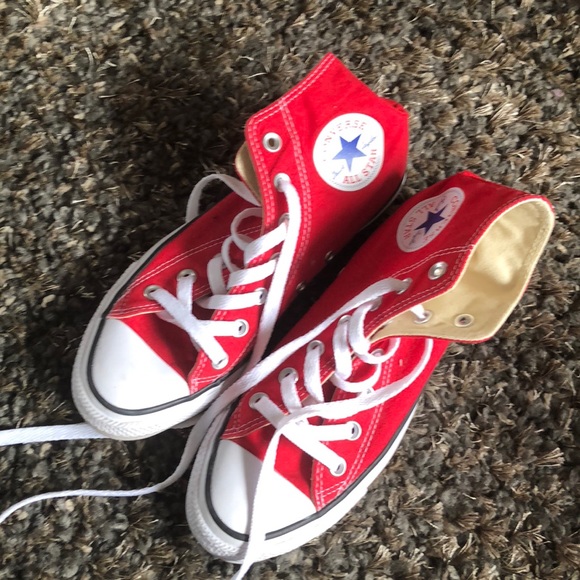 Converse Shoes - Red converse